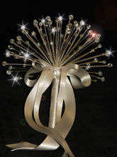 Load image into Gallery viewer, Crystal wire bouquet posy style, Wedding bridal flowers by Crystal wedding uk