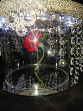 Load image into Gallery viewer, Cake Stand, MAGICAL RED ROSE', wedding cake divider, cake separator, Cake stand 6" 8" 10" 12" 14" by Crystal wedding uk