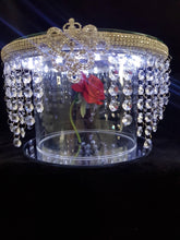 Load image into Gallery viewer, Cake Stand, MAGICAL RED ROSE', wedding cake divider, cake separator, Cake stand 6" 8" 10" 12" 14" by Crystal wedding uk