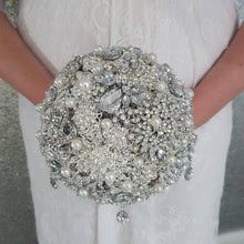 Load image into Gallery viewer, Brooch bouquet, jewel bouquet, Full jeweled bouquets. by Crystal wedding uk