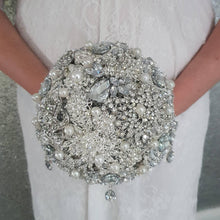 Load image into Gallery viewer, Brooch bouquet, jewel bouquet, Full jeweled bouquets. by Crystal wedding uk