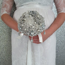 Load image into Gallery viewer, Brooch bouquet, jewel bouquet, Full jeweled bouquets. by Crystal wedding uk