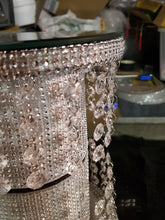 Load image into Gallery viewer, crystal cake stand , Faux crystal tiered stacked separators + LED by Crystal wedding uk