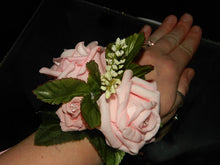 Load image into Gallery viewer, Rose & Brooch bouquet, bridesmaid brooch bouquet, buttonholes, all sold separately, any colour by Crystal wedding uk