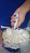 Load image into Gallery viewer, Crystal brooch bouquet, jewel bouquet, alternative Great Gatsby style wedding flowers. by Crystal wedding uk