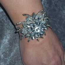 Load image into Gallery viewer, Vintage inspired crystal wrist corsage for Prom or wedding by Crystal wedding uk