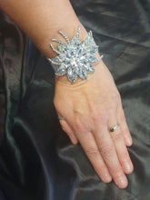Load image into Gallery viewer, Vintage inspired crystal wrist corsage for Prom or wedding by Crystal wedding uk