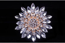 Load image into Gallery viewer, Wrist corsage ,Crystal rhinestone Wedding Cuff, bridesmaid Bracelet by Crystal wedding uk