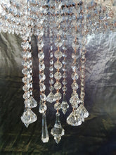 Load image into Gallery viewer, Suspended cake platform, cake Swing ,clear acrylic cake chandelier cake plate. by Crystal wedding uk