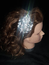 Load image into Gallery viewer, Large side tiara , Vintage inspired crystal band, Silver, Gold or Rose gold by Crystal wedding uk