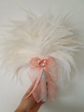 Load image into Gallery viewer, Brides Feather bouquet, Great Gatsby wedding style -ANY COLOUR by Crystal wedding uk
