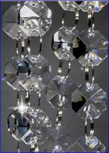 Load image into Gallery viewer, Snowflake Cake Stand Crystal effect or glass beads- cake stand for a Winter wedding by Crystal wedding uk