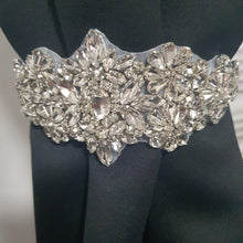 Load image into Gallery viewer, Crystal Tie Backs Curtains hold backs, magnetic holder by Crystal wedding uk
