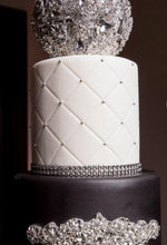 Load image into Gallery viewer, Brooch sphere Cake topper / Separator by Crystal wedding uk