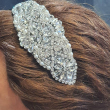 Load image into Gallery viewer, Crystal and Pearl tiara , side hair piece by Crystal wedding uk