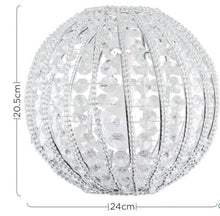 Load image into Gallery viewer, Crystal BALL SPIRAL SPHERE cake separator, divider by Crystal wedding uk