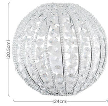 Load image into Gallery viewer, Crystal BALL SPIRAL SPHERE cake separator, divider by Crystal wedding uk