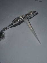 Load image into Gallery viewer, Crystal cake brooch,ROSE GOLD cake decoration, rhinestone cake jewellery, many designs to choose- by Crystal wedding uk