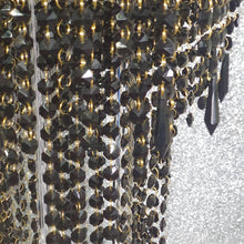 Load image into Gallery viewer, Black & gold Crystal chandelier side table - tall console. Occasional table, Custom table furniture. by Crystal wedding uk