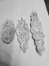 Load image into Gallery viewer, Cake brooch set of 4 , crystal rhinestone & pearl cake decoration - Silver or , Rose gold Gold by Crystal wedding uk