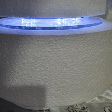 Load image into Gallery viewer, LED cake separator, Light up wedding cake divider, cake spacer by Crystal wedding uk