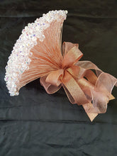 Load image into Gallery viewer, Rose gold AB Crystal bouquet, Brides wire bead jewel bouquet by Crystal wedding uk