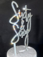 Load image into Gallery viewer, Stunning Crystal Cake topper, Sexy cake topper, rhinestone bling birthday cake topper