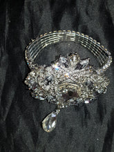 Load image into Gallery viewer, Vintage inspired crystal wrist corsage for Prom or wedding by Crystal wedding uk