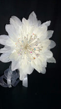 Load image into Gallery viewer, Feather Crystal Bridal Bouquet: Gatsby Wedding, Bridesmaid Bouquet