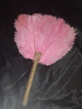 Load image into Gallery viewer, Ostrich Feather Fan – Gatsby Wedding Bouquet Alternative