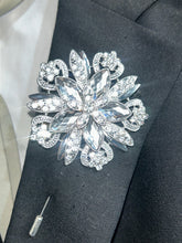 Load image into Gallery viewer, Vintage inspired crystal flower wrist corsage by Crystal wedding uk