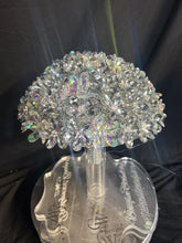 Load image into Gallery viewer, Crystal bouquet, crystal flowers, Brides wedding bouquet by Crystal wedding uk