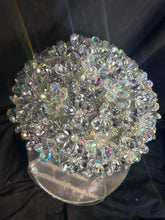 Load image into Gallery viewer, Crystal Flower Wedding Bouquet: Handmade Clear Glass petal Bridal Bouquet