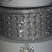 Load image into Gallery viewer, Crystal Cake Stand Set | 3 Tier Wedding Cake Stand | Diamante Crystal Cake Display | Luxury Cake Stand for Weddings & Events