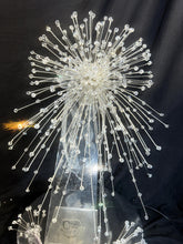 Load image into Gallery viewer, Crystal bouquet 'Fountain fall' wedding bouquet SILVER, GOLD or ROSE-GOLD ,Double fullness. by Crystal wedding uk