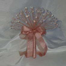 Load image into Gallery viewer, Crystal wire bouquet posy style, Wedding bridal flowers by Crystal wedding uk