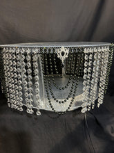 Load image into Gallery viewer, Pearl wedding cake stand, Vintage style ,art deco, Gatsby wedding cake plate. by Crystal wedding uk