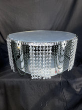 Load image into Gallery viewer, Vintage Pearl Wedding Cake Stand: Art Deco Crystal Gatsby Plate