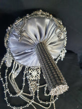 Load image into Gallery viewer, Brooch bouquet, Jewel crystal wedding bouquet. Crystal Bridal Brooch Bouquet, cascade Jewel bouquet