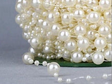 Load image into Gallery viewer, Pearl string Crystal bead Garland, 5 meters,Centerpiece, Decoration Reception Decor by Crystal wedding uk