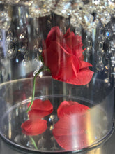 Load image into Gallery viewer, Magical Red Rose Cake Stand: Crystal Wedding Cake Separator