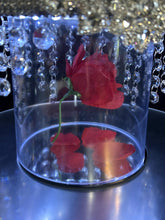 Load image into Gallery viewer, Magical Red Rose Cake Stand: Crystal Wedding Cake Separator