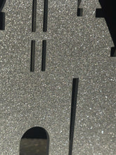 Load image into Gallery viewer, Fairytale Castle Cake Topper: Glitter Effect Acrylic Wedding Decoration