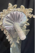 Load image into Gallery viewer, Luxury wedding Bouquet – 7" x 11" Crystal Diamond bridal flowers Rhinestone bling Wedding Bouquet