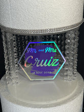 Load image into Gallery viewer, Cake Separator divider, Crystal droplet design by Crystal wedding uk