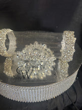 Load image into Gallery viewer, Rhinestone Crystal Bouquet Handle Holder: Glam Wedding Bouquet