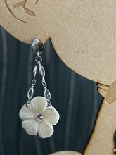 Load image into Gallery viewer, Handmade Clay Earrings,Clay Earrings, Bride Gift, Bride Earrings, bridal jewellery, Wedding Statement Earrings, by Crystal wedding UK