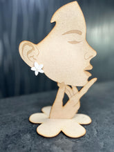 Load image into Gallery viewer, Clay Flower Earrings: smal Pearl Bridal Jewelry, Gold or Silver