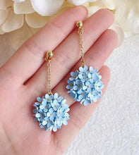 Load image into Gallery viewer, Lightweight Polymer Clay Earrings, Modern Minimalist Statement Earrings, stainless steel 14k Gold Over Brass Ear Wires, Hypoallergenic