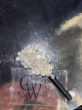 Load image into Gallery viewer, Crystal AB Boutonniere or Wrist Corsage: Silver Wedding Cuff